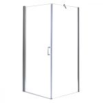 Cabină de duș pătrată Leziter Monica MONICA90, ușă batantă, 90x90x190 cm
