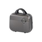 Valiză de mână Leziter TraveLux Pro, ABS rigid, 28×36×16 cm, 11L, gri