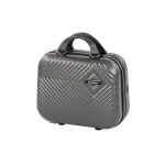Valiză de mână Leziter TraveLux Pro, ABS rigid, 28×36×16 cm, 11L, gri