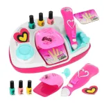 Salon de manichiură de jucărie cu lampă unghii, 16 accesorii, 5 ani+