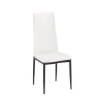 Scaun de masă Leziter Tino NOVA alb cu picioare negre, 96 cm, 130 kg