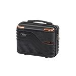 Valiză mică de mână Leziter TraveLux Urban, ABS rigid, 28x36x16 cm, negru