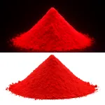 Pigment rosu fluorescent UV neon, pulbere 1000 g pentru vopsele si efecte speciale