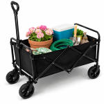 Carucior pliabil pentru gradina 50 kg, structura din otel, husa detasabila