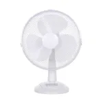 Ventilator de birou Leziter Breeze 40W, 34 cm, 3 viteze, oscilant, alb