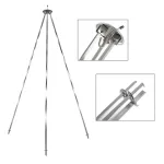 Suport inox pentru ceaun 117 cm, pliabil, cu picioare groase de 7 mm