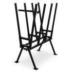 Suport capră metalic pentru tăiat lemne, pliabil, oțel, 400 kg, 76x50x103 cm