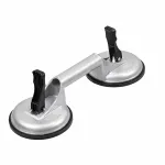Ventuza dublă profesională pentru sticlă și gresie, 100 kg, corp din aliaj de aluminiu