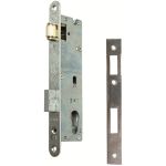 Broască cu bilă încastrată pentru ușă PVC, galvanizată, 22x50x220 mm