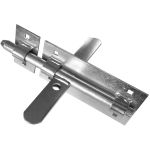 Incuietoare dubla fata pentru poarta si usa, galvanizata, cu orificiu lacat, 210 mm