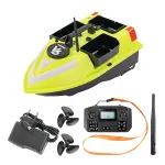 Barcă de alimentare Leziter V6 cu GPS, 3 rezervoare și LED nocturn, 500 m