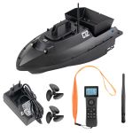 Barcă de nădire Leziter C12 cu GPS, 600 m, 2,5 kg, neagră