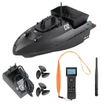 Barcă de nădire Leziter C12 cu GPS, 600 m, 2,5 kg, neagră