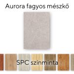 Mostră parchet vinil SPC Leziter Aurora Frosted Limestone, 30×18 cm