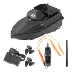 Barcă de hrănire Leziter Z1 GPS, 500 m, 2 kg, întoarcere automată, negru