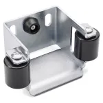 Opritor final reglabil cu 2 role pentru poarta culisanta 70x70/80x80, galvanizat