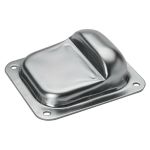 Opritor mecanic pentru porți batante 158x138 mm, oțel galvanizat, montaj la sol