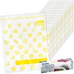 Pungi reutilizabile cu închidere zip 18 × 23 cm, set 20 bucăți Vilde