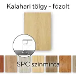 Eșantion parchet vinil SPC Leziter Kalahari Oak, 30×18 cm, efect stejar