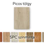Eșantion parchet SPC Leziter Picos Oak 30×18 cm – mostră culoare stejar