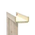 Toc de ușă reglabil Leziter 95-115 mm, Stejar Sonoma, 90 stânga (complet)