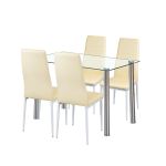 Leziter Nolen 4+1 set de sufragerie bej