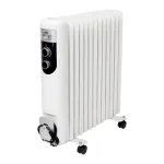 Radiator cu ulei Home 13 elementi, 2500W, termostat si protectie la rasturnare
