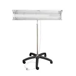 Lampă bactericidă UVC portabilă 2x55W cu stativ telescopic și reflector, 60 mp
