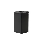 Picior de mobilier Leziter Uni 60 mm, negru, din aluminiu, reglabil