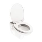 Vas WC suspendat Leziter Roya din ceramica alba, cu capac soft-close si scaun
