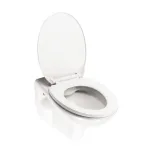 Vas WC suspendat Leziter Roya din ceramica alba, cu capac soft-close si scaun