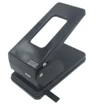 Perforator profesional metalic Bright Office, 60 coli, 6 mm, cu rigla, heavy duty