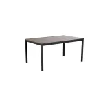 Masă de grădină Curver Porto 160 din plastic, aspect nuc, 159x95 cm