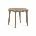 Masă de grădină Curver Lisa din plastic, cappuccino, rotundă Ø90 cm