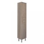 Dulap înalt de baie Leziter Nerva 35 cu 2 uși și 2 sertare, ulm Rauna