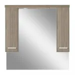 Dulap baie cu oglindă Leziter Nerva 105 cm, suspendat, finisaj ulm Rauna