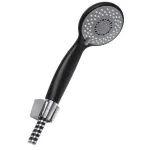 Duș de mână Kerra NERO negru mat cu furtun 150 cm, 3 moduri jet