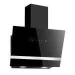 Hotă de bucătărie Focus Flavio 60 cm, 200W, 498 m³/h, sticlă neagră