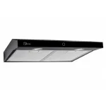 Hotă incorporabilă Focus MODO 50 neagră, 50 cm, 80W, LED, control tactil
