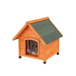 Căsuță pentru câini Leziter Smiley Classic S din lemn, 73x76,5x76,5 cm