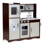 Bucătărie din lemn pentru copii Homelux cu frigider, cuptor și microunde, 3+ ani