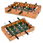 Mini foosball Homelux din lemn pentru copii 3+ cu 2 mingi si tabela scor