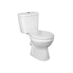 Toaletă monobloc Kerra C-Clear cu evacuare spate, clătire 3/6 L, alb