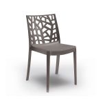 Leziter Scaun de grădină din plastic Trinity, model cappuccino