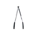 Clește pentru grătar din oțel inoxidabil 33 cm cu cârlig, Mirpol AE328