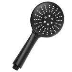 Duș manual Kerra VESTA negru mat PVD, 3 funcții, Ø 12 cm