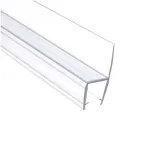 Garnitură etanșare ușă duș profil H pentru sticlă 6 mm, 2 m