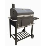 Grătar pe cărbuni Mirpol MIR4525K cu capac, termometru și coș de fum