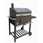 Grătar pe cărbuni Mirpol MIR4525K cu capac, termometru și coș de fum
