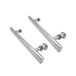 Set mânere cromate pentru cabină de duș Leziter Spirit, ABS, 2 bucăți/pachet